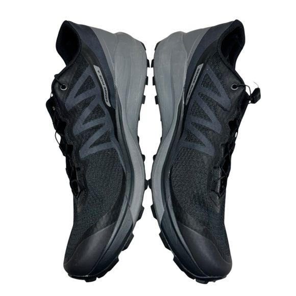 Salomon  Sense Ride 4 Trail Running Shoes Sneakers Auto Laces Mens Sz 11 Black main image 9